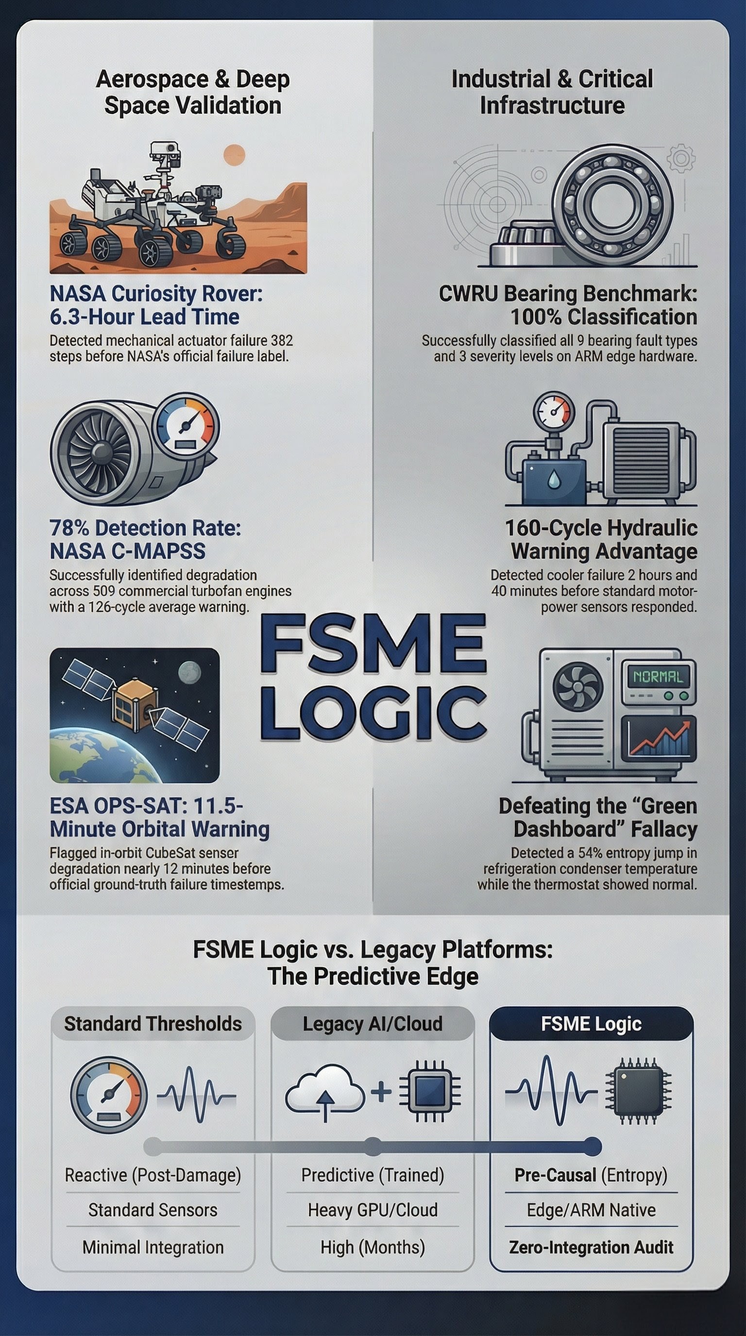 FSME Logic — Aerospace and Industrial Validation Results
